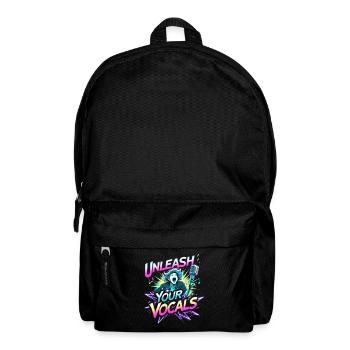 Karaoke Karaokesänger Unleash Your Vocals - Rucksack - Schwarz - Vorne