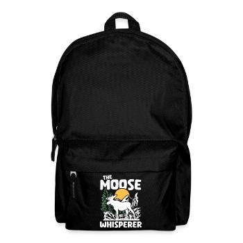 Moose Nature Silhouette Design - Backpack - black - Front