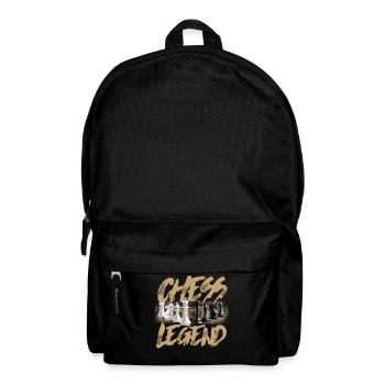 Schach - Rucksack - Schwarz - Vorne