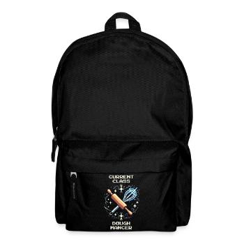 Classe : Doughmancer | Humour sur la fabrication du pain - Sac à dos - noir - Devant