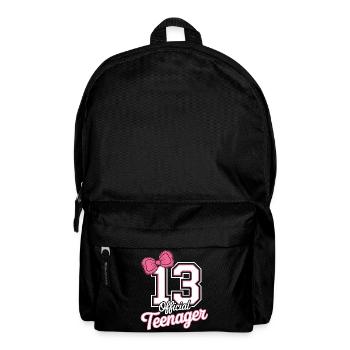 13th birthday teenager gift - Backpack - black - Front