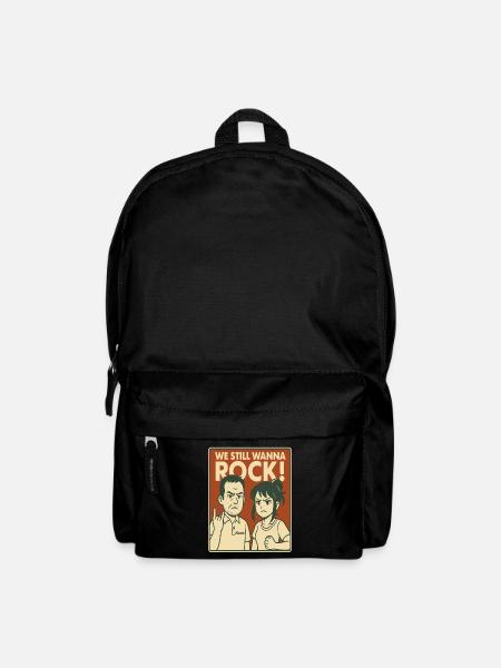 Rebellisches Rock-Elternduo - Rucksack - Schwarz