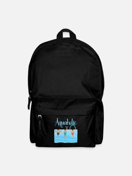 Passionné d'aquagym et d'aquaforme - Sac à dos - noir