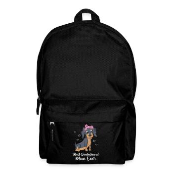 Dachshund Mom - Backpack - black - Front