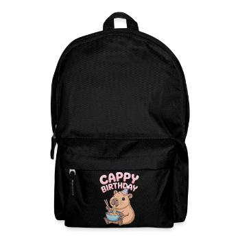  CAPPY BIRTHDAY Capy Geburtstag Capybara Ramen - Rucksack - Schwarz - Vorne