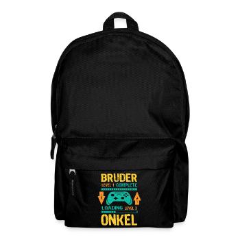 Ich Werde Onkel 2026 Laden Schwangerschaft Geburt - Rucksack - Schwarz - Vorne