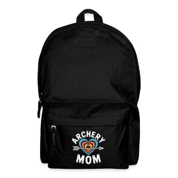 Bogenschießen Spruch Mutter Bogenschießen Geschenk - Rucksack - Schwarz - Vorne