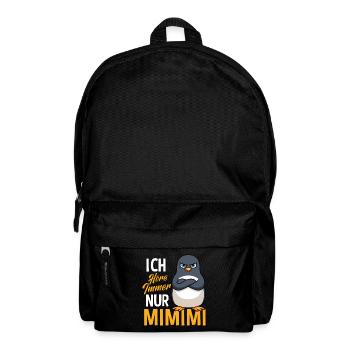 J'entends toujours seulement un pingouin Mimimi - Sac à dos - noir - Devant