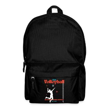 Club Volleyball Design - Backpack - black - Front