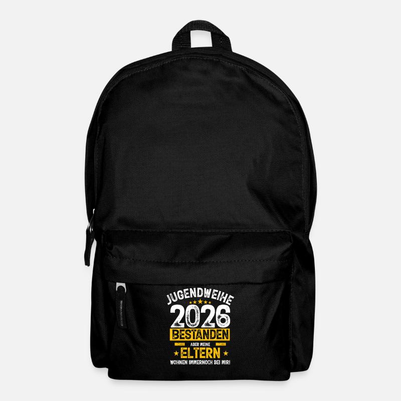 Jugendweihe 2026 Familienzitat - Rucksack - Schwarz