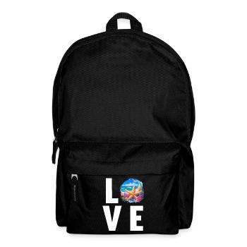 Seesterne Seestern - Rucksack - Schwarz - Vorne