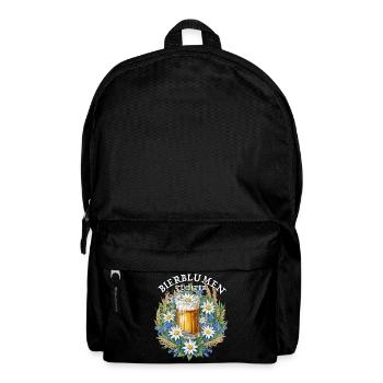 Beer flowers with chamomile and grain bartender - Backpack - black - Front