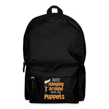 Puppenspiel Puppenspieler Marionette Puppen - Rucksack - Schwarz - Vorne