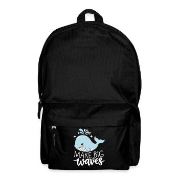 Make Big Waves With Confidence - Backpack - black - Front