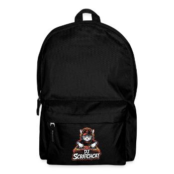 DJ Scratchcat Cat DJ Turntable Club - Backpack - black - Front