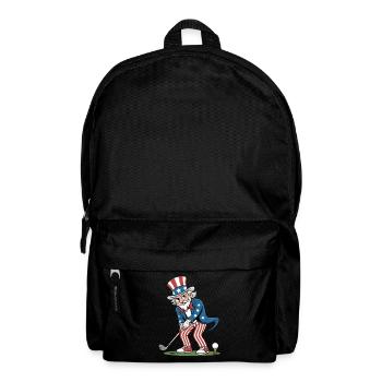 Golf Player Grandpa Independence Day 4th of July - Rucksack - Schwarz - Vorne