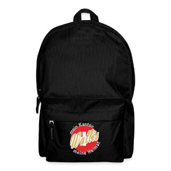 Meine Heimat Wallis Geschenk - Rucksack - Schwarz - Vorne