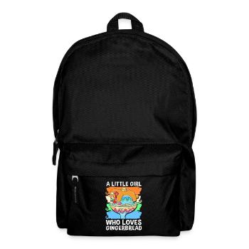 Lebkuchenmann Weihnachten Lebkuchen - Rucksack - Schwarz - Vorne