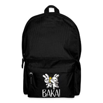 Hau Ab Unnötiger Sozialkontakt Baka Anime - Rucksack - Schwarz - Vorne