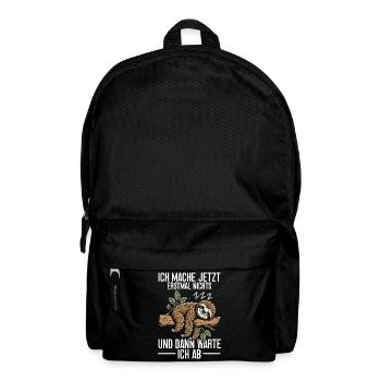 I'm not going to do anything for now and then I'll wait - Backpack - black - Front