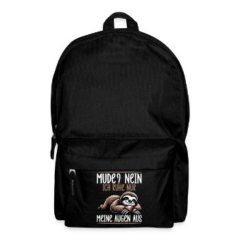 Fatigué Non, je repose juste mes yeux - Sac à dos - noir - Devant