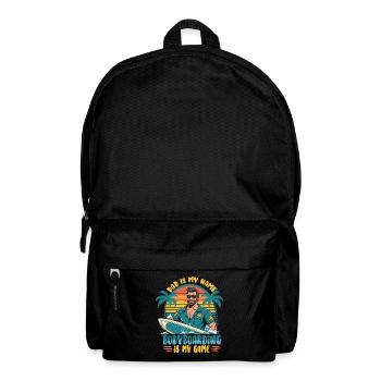Bodyboarding Father Bodyboarder - Backpack - black - Front