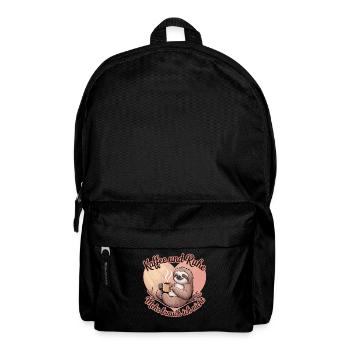 Coffee and peace and quiet I don't need more - Backpack - black - Front