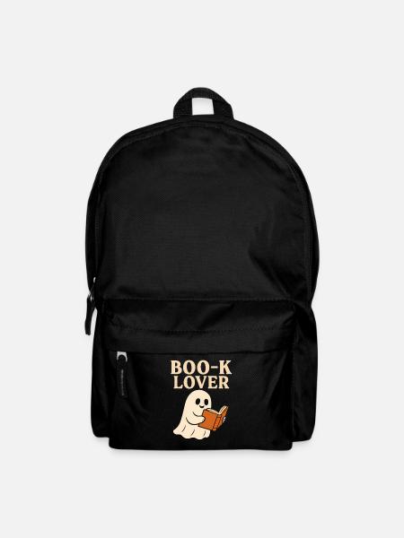 Süßer Geisterbuch-Liebhaber Druck - Rucksack - Schwarz