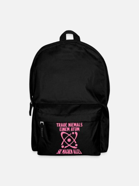 Physics Physicist Teacher Science Funny Saying - Backpack - black