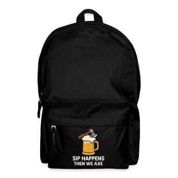 Drôle Hache Lancer Mème Hache Moi Tout Tranchant - Sac à dos - noir - Devant