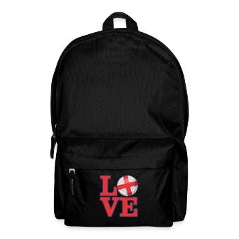Liebe Für Fußball England Flagge - Rucksack - Schwarz - Vorne