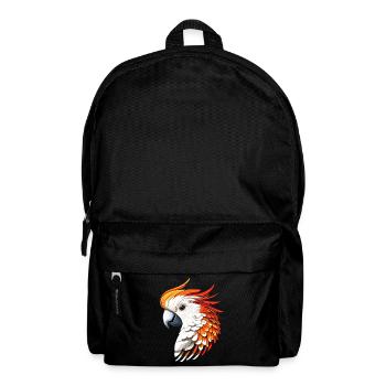 Papagei Ara Sittich Kakadu Liebhaber Papageien - Rucksack - Schwarz - Vorne