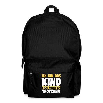 Mutter Team Mama - Rucksack - Schwarz - Vorne