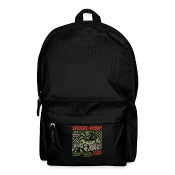 Spiders of Doom Movie Poster Vintage Halloween - Backpack - black - Front