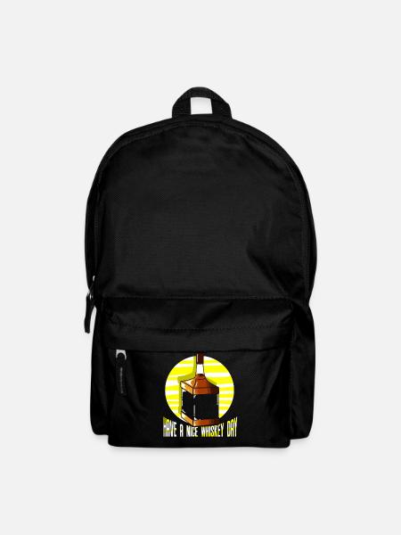 Whiskey Spruch Whiskeytrinker Whiskeyliebhaber - Rucksack - Schwarz