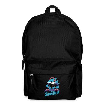 DJ SharkDrop Hai DJ EDM Rave Festival Bass - Backpack - black - Front