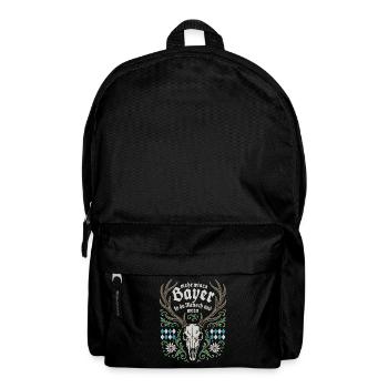 Mehr als ein Bayer kann der Mensch nicht werden - Rucksack - Schwarz - Vorne