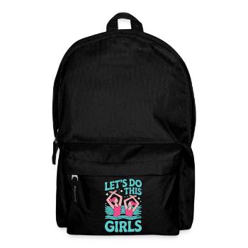 Natation synchronisée Natation artistique Sports nautiques - Sac à dos - noir - Devant