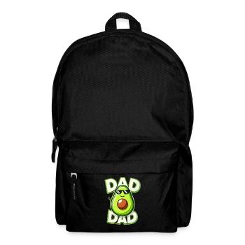 Avocado Dad with Sunglasses, Fathers  - Backpack - black - Front