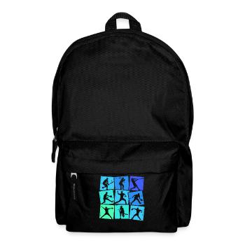 Baseball Baseballspieler Jungen Kinder - Rucksack - Schwarz - Vorne