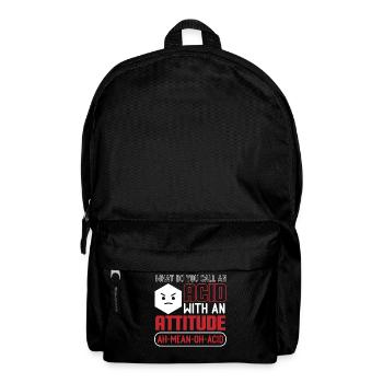 Chemie Chemiker Chemielehrer Spruch Wissenschaft - Rucksack - Schwarz - Vorne