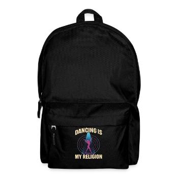 Dancing Is My Religion – Techno Rave - Backpack - black - Front