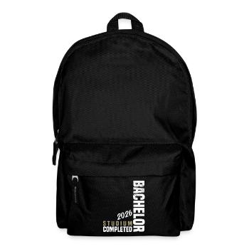 Bachelor Abschluss 2026 - Rucksack - Schwarz - Vorne