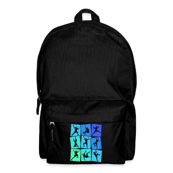 Escalade Montagnes Alpinistes Bloc Garçons Enfants - Sac à dos - noir - Devant