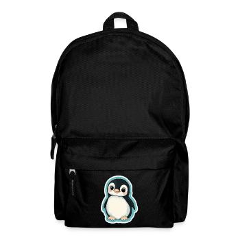 Pinguin - Rucksack - Schwarz - Vorne