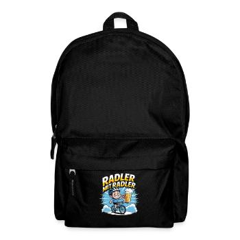 Fahrrad Fahren Radfahrer Mountainbike MTB - Rucksack - Schwarz - Vorne