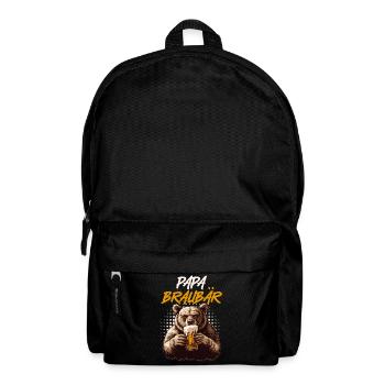 Soon DAD BROWN BEAR Father BROWN BEAR Fatherhood Funny - Backpack - black - Front