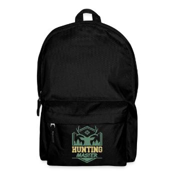 Maître de chasse Forêt sauvage Insigne Style - Sac à dos - noir - Devant