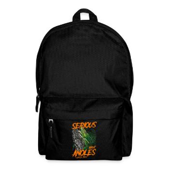 Ernsthaft über den kubanischen Ritter Anolis seit 1974 - Rucksack - Schwarz - Vorne
