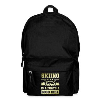 ski skiing - Rucksack - Schwarz - Vorne